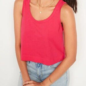 😊 Vintage Cropped Tank Top